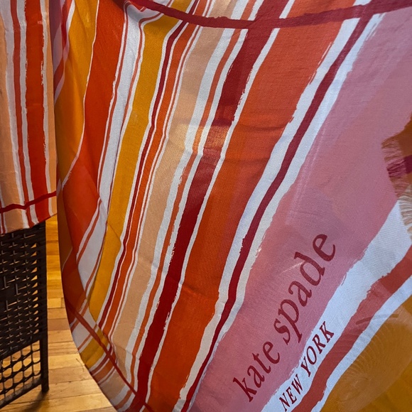 Kate spade New York Ocean Stripe Large Scarf - Picture 9 of 11